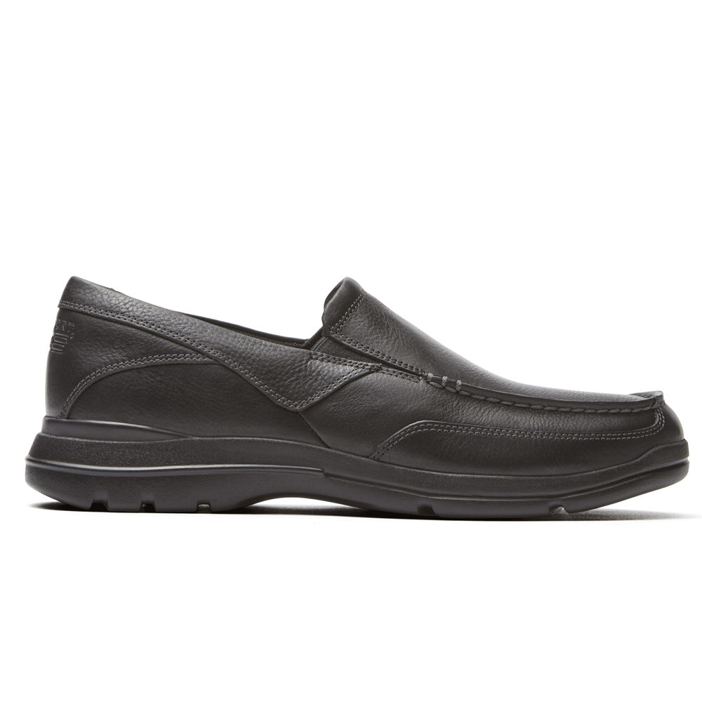 Rockport Mens City Play Two - Slip-On Black - UTP376892